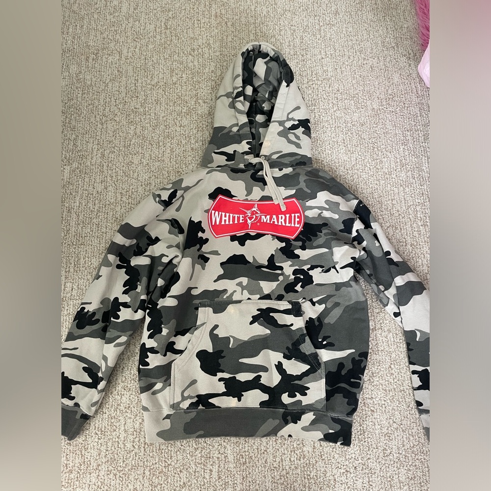 White Marlie hoodie
